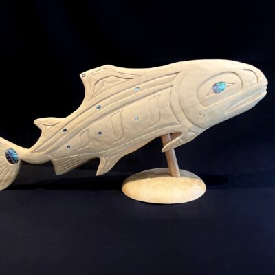 cedar salmon carving